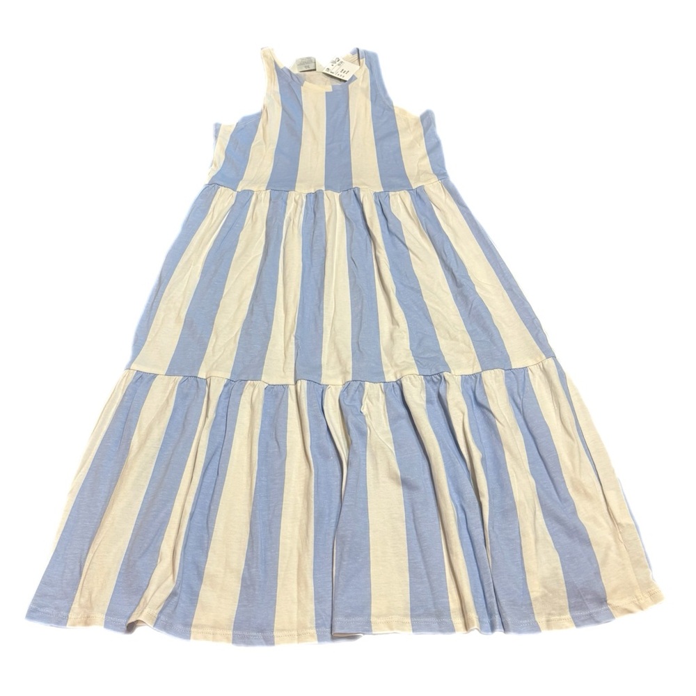 H&M Kids Dress with Blue and Cream Stripes